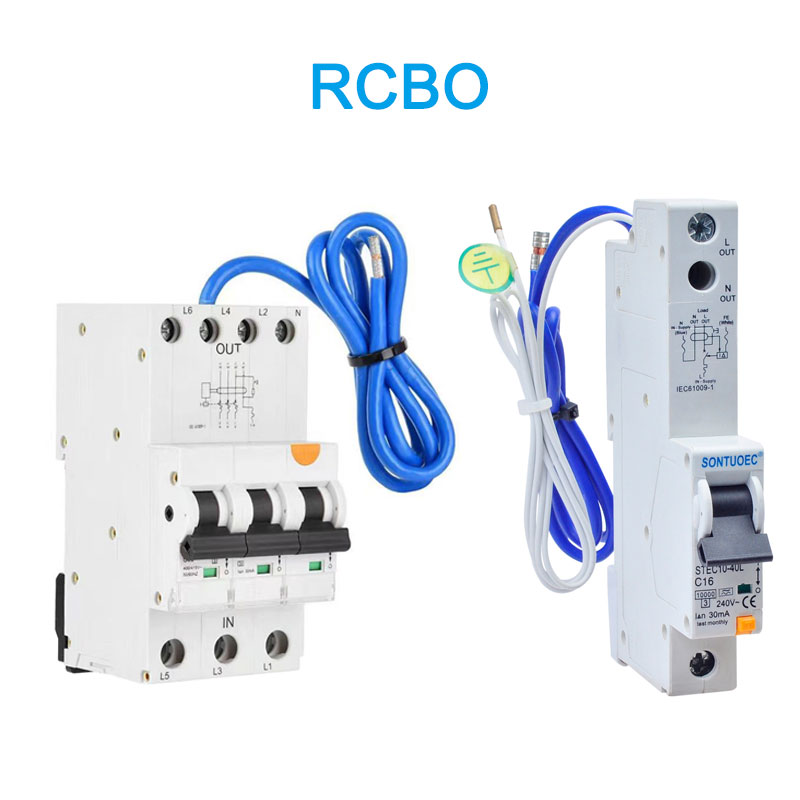 6KA 3P+N লিকেজ চাৰ্কিট ব্ৰেকাৰ A (AC) টাইপ RCBO কেবলৰ সৈতে